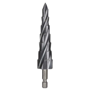 Bordo Step Tip Step Drill 10mm Deep Cut Tapping 4.2,5,6.8,8.5,10.2,12,14mm HSS-Co5 (Cobalt) TiAlN Coated 1/4" Hex Shank, 2612-MD5