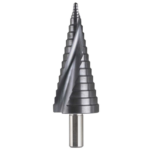 Bordo Step Tip Step Drill 4-32mm Co5 TiAlN 3-Flat Round Shank, 2612-M3