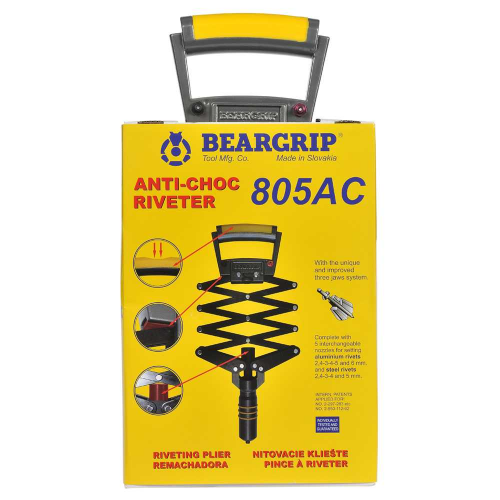 Beargrip Rivet Gun Lazy Tong Anti Choke, BG-805AC - Image 2
